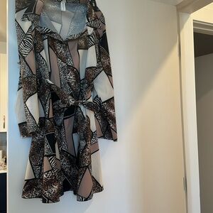 Animal print dress
